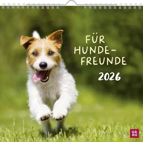 Wandkalender 2026: Für Hundefreunde - Monatskalender mit niedlichen Hundefotos und inspirierenden Zitaten für Hundeliebhaber – perfekt zum Aufhängen und Verschönern Ihres Raumes.