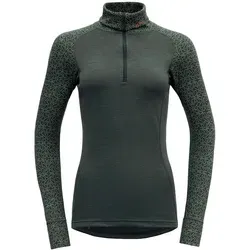 Devold Duo Active 205 Damen Langarmshirt Zip Neck - Funktionsunterwäsche aus Merinowolle und ThermoLite® für optimale Wärme und Feuchtigkeitsmanagement, ideal für Outdoor-Aktivitäten bei jedem Wetter.