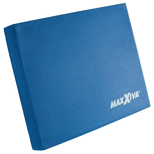 MAXXIVA® Balancepad 50x40x6 cm Wackelpad Fitness-Zubehör Training Gerät für Yoga Gymnastik Pilates Physiotherapie (Blau)