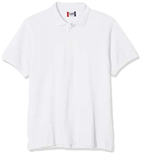 CliQue Herren Classic Lincoln Polo Polohemd, weiß, XXL