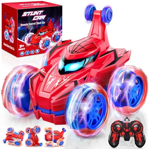 Ophy Ferngesteuertes Auto ab 3 4 5 6 7 8 Jahre,Spider Spielzeug,2.4GHz RC Auto mit Eingebautem Wiederaufladbarem Akku,Spielzeug Kinder,Monstertruck Junge Mädchen Remote Car