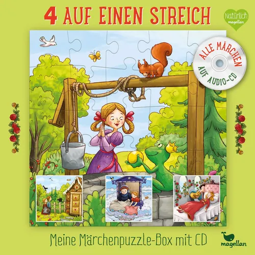 auf einen Streich - Meine Märchenpuzzle-Box mit CD | Spiel | Deutsch (2019) 4