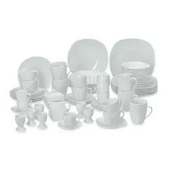 KHG Kombiservice 62-teilig Tivoli, weiß