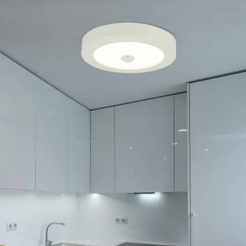 LED Decken Aufbau Panel Leuchte weiß Gäste Schlaf Zimmer Bewegungsmelder Lampe