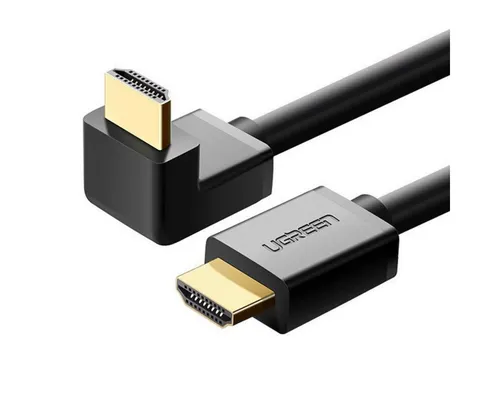 UGREEN gewinkeltes HDMI Kabel (90) 4K schwarz HDMI-Kabel, (100 cm)
