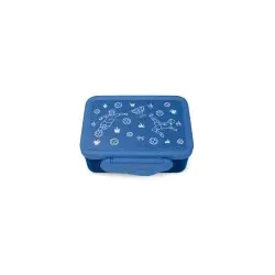 Ergobag Edelstahl-Brotdose 2er Set - Praktisches 2er Set aus großer Brotdose und kleiner Snackbox. Spülmaschinenfest, geruchs- und geschmacksneutral – ideal für den täglichen Einsatz und ergonomisch gestaltet für Kinderhände.