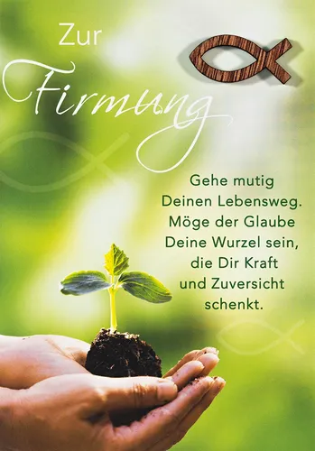 Produktbild FIRMUNG Basic Classic Glückwunschkarte 11,5 x 17cm