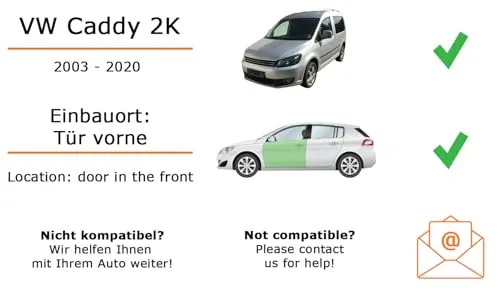 Lautsprecher Boxen Einbaupaket für JBL STAGE1 61F kompatibel mit VW Caddy 2K vorne | 2X Tief-Mitteltöner mit integriertem Hochtöner 200W MAX