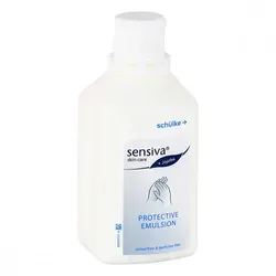 Sensiva protective Emulsion - Handcreme für normale Haut, farbstoff- und parfümfrei, schützt bei Feuchtarbeiten und sorgt für geschützte Hände während des Arbeitstags.