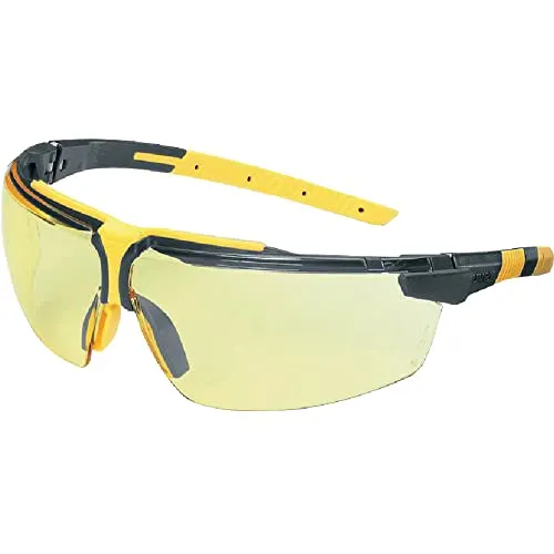 Uvex 9190085 Brille I-3 S Amber Sv Exc, Blau/Schwarz - BMX- & MTB-Brillen mit UV-Filter, kratz- und chemikalienresistent, verstellbaren Nasenstege und rutschfesten Bügelenden für optimalen Tragekomfort.