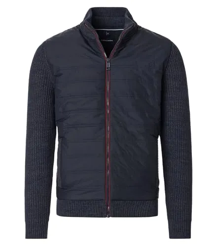CASAMODA Strickjacke Uni – Vielseitige Mode für jeden Anlass - Hochwertige Strickjacke aus Baumwolle mit normaler Passform und Stehkragen. Ideal für lässige oder schicke Outfits, ausgestattet mit zwei praktischen Seitentaschen.