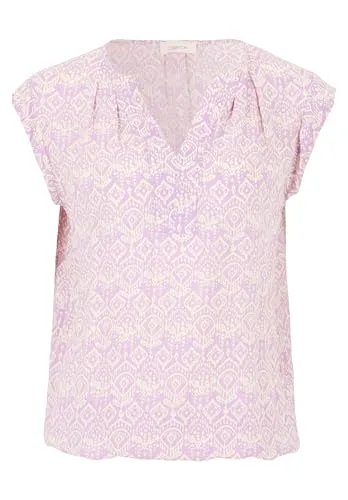 Schlupfbluse CARTOON - Modische Ethno-Bluse für Damen, Gr. 38 - Damenbluse mit modernem Ethno-Muster und figurumspielender Passform. Aus 100% Viskose, ideal für legere, stilvolle Outfits. Perfekt für entspannte Anlässe!