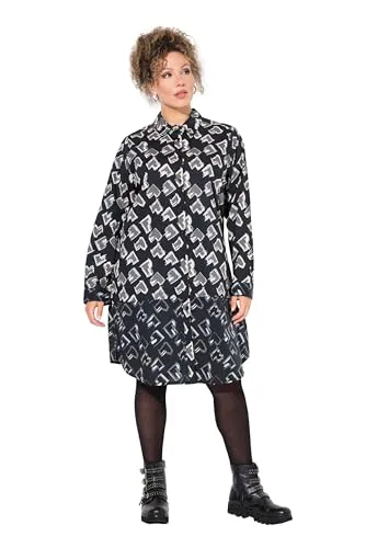 Ulla Popken Longbluse mit Herzen von Ulla Popken