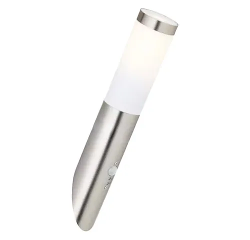 McShine Außen-Wandleuchte, Leuchtmittel nicht inklusive, Wandleuchte Edelstahl Wandfackel Außen