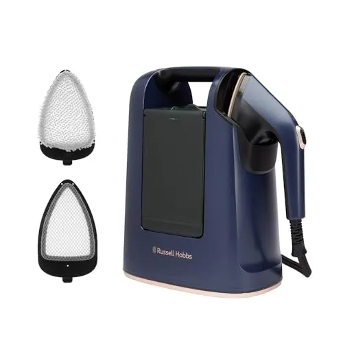 Russell Hobbs Dampfbügeleisen Multi mit XL Wassertank - Dampfglätter 2-in-1 mit 750 ml Wassertank, ideal für schnelles Glätten von bis zu 10 Hemden in 30 Minuten. Tötet 99,9 % der Bakterien in 60 Sekunden und sorgt für hygienische Frische.