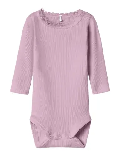 NAME IT Damen Nbfkab Ls Body Noos, Fragrant Lilac, Numeric_86