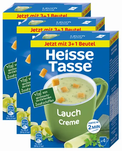 Erasco Heisse Tasse Lauch Creme Suppe