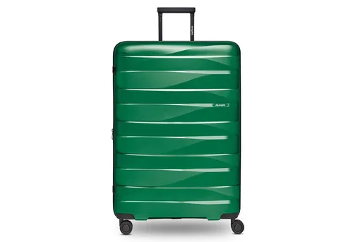 Bergpfeil Hartschalen-Trolley Travel - 4 Rollen, Polypropylen - Moderner Koffer mit 4 leichtlaufenden Rollen und TSA-Schloss, ideal für sicheres Reisen. Mit Dehnfalte für zusätzlichen Stauraum und cleverem Innenlayout zur Trennung von frischer und gebrauchter Kleidung.