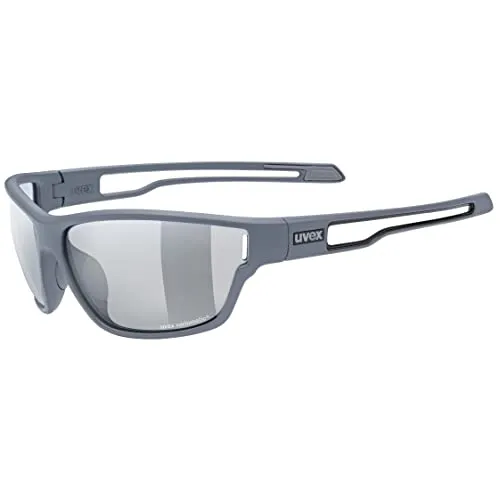 Uvex sportstyle 806 V - Selbsttönende Outdoorbrille für Damen und Herren - Sportbrille mit photochromer Scheibentechnologie für stufenlose Tönung und beschlagfreie Sicht. Optimaler Sitz und 100% UV-Schutz für alle Lichtverhältnisse.