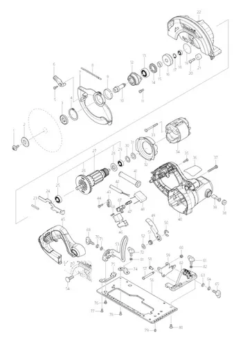 Makita HS6601 - Handkreissäge, präzise Schnitte und leistungsstarker Motor für vielseitige Anwendungen