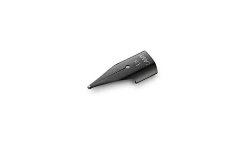 Lamy Z 50 Feder 888 - Ersatzfeder aus verchromtem Edelstahl in der Farbe Schwarz - Federstärke LH - Feder für Linkshänder geeignet, 1 Stück (1er Pack)