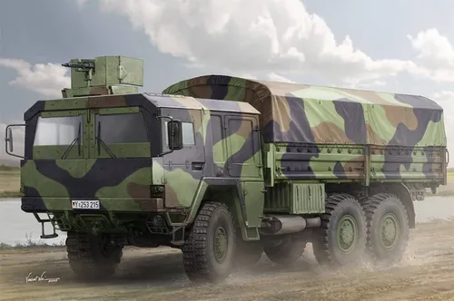 Hobby Boss 85522 LKW MAN 7t mil gl Bausatz 1:35 - Militär Modellbausatz, detailgetreues Standmodell des MAN 7t Lkw im Maßstab 1:35, ideal für Militär-Fans und Modellbau-Enthusiasten.