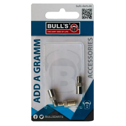 BULL'S Add-a-Gram Schraubgewichte 2 g 2BA - Nickel -- 1 Satz