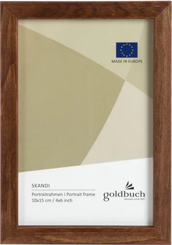 Goldbuch Holz-Fotorahmen Skandi 10x15 cm braun von Goldbuch