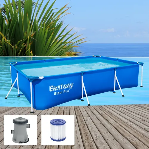 Bestway Aufstellpool Steel Pro Frame Pool 300 x 201 x 66 cm