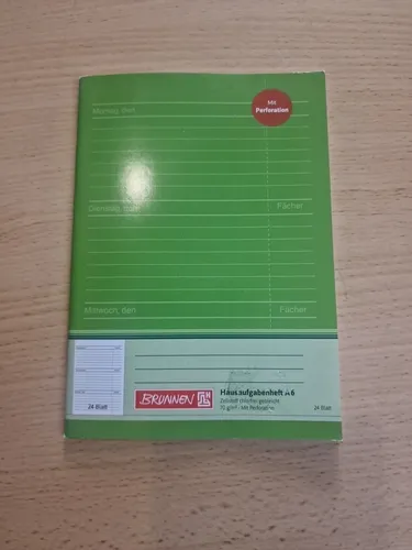 BRUNNEN Schulheft Hausaufgabenheft A6