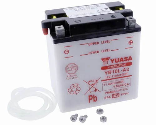 YAMAHA XV/XV S 250 1975-1977 YUASA Akku YB10L-A2 12V/11AH