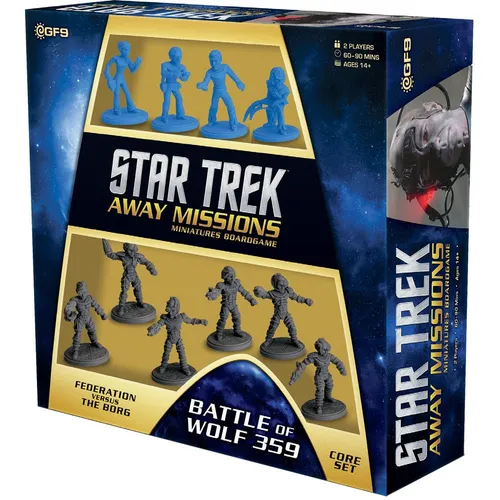 Galeforce Nine Star Trek Away - Teams Starter Set - Wolf 359 - Tabletop Spiel für Star Trek Fans, leitet eigene Landungstrupps und erfüllt spannende Missionen in englischer Sprache.