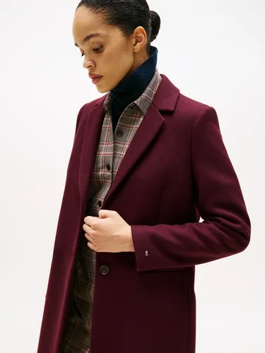 Damen Mantel mit Wolle und Kaschmir 40 von Tommy Hilfiger