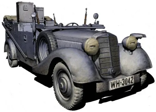 Master Box MB3531-1/35 Kraftfahrzeug 2 Type 170 VK Radio Car