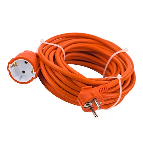 m Verlängerungskabel orange H05VV-F 3G1,5 mm² 10