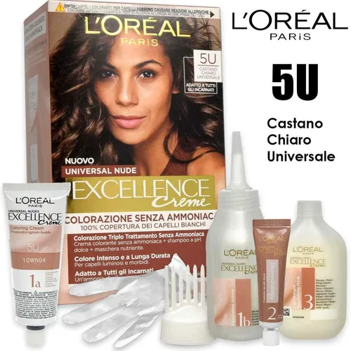 Creme Farbstoff Nude Castano Klar L’Oreal Excellence Tönung Haare