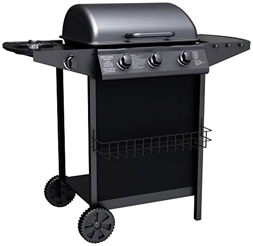 tepro Gasgrill Hampton mit 6 Brennern und Seitenbrenner - Grills mit hoher Leistung: Der tepro Hampton bietet 6 Brenner, einen praktischen Seitenkocher und eine großzügige Grillfläche für perfekte Zubereitung von Speisen.