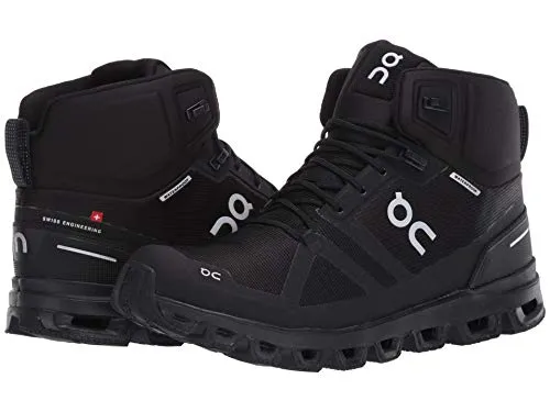 ON Cloudrock Waterproof Women - All Black Wanderschuhe - Hochwertige Damen-Wanderschuhe, wasserdicht und ideal für anspruchsvolle Wanderungen in jedem Wetter.