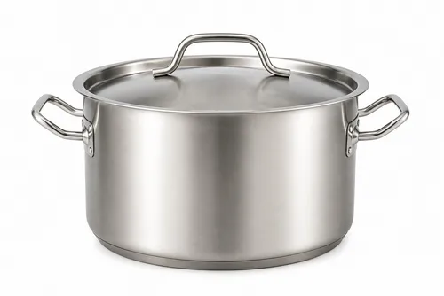 Cheffinger XXXL Kochtopf-Set 60L Edelstahl für Gastronomie - Großer 60L Edelstahl-Kochtopf für Gastronomie und Catering. Ideal für große Mengen, robust und induktionsgeeignet. Perfekte Wärmeverteilung für gleichmäßiges Kochen.