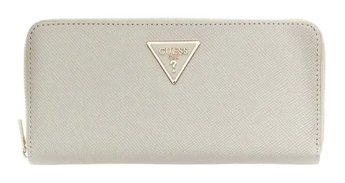 Guess Geldbörse Large Zip Around Wallet in braun von GUESS