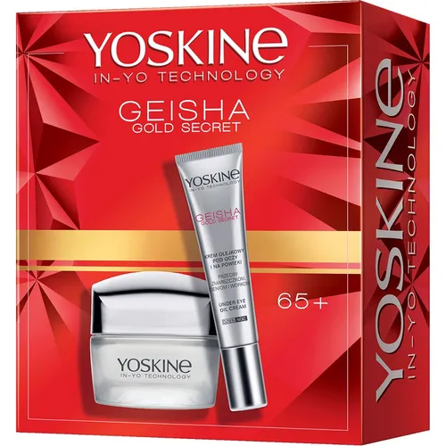 Yoskine Geisha Gold Secret zestaw krem na dzień i noc 65+ 50ml + k 5900525083852