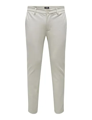 ONLY & SONS Herren Onsmark Slim Gw 0209 Pant Noos in weiß von ONLY & SONS