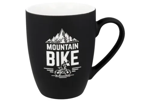 Spruchreif® Tasse SOFT-TOUCH-Tasse mit Gravur·Geschenk für Radfahrer und Mountain Biker