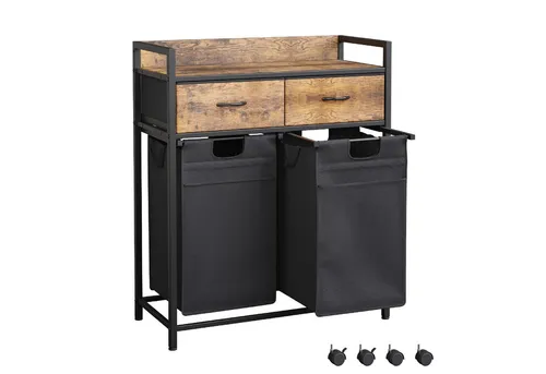 Wäschekörbe Schwarz von Mondeer