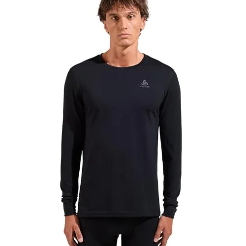 Odlo Herren Merino 200 Undershirt - Schwarz, XXL EU - Funktionsunterwäsche aus 100% mulesingfreier Merinowolle, bietet optimale Wärme und Atmungsaktivität für Wintersport und Freizeit. Ideal für höchste Ansprüche an Komfort und Leistung.