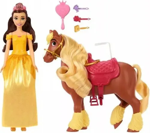 Produktbild Disney Lalka Ksiniczka Bella z koniem Phillippe