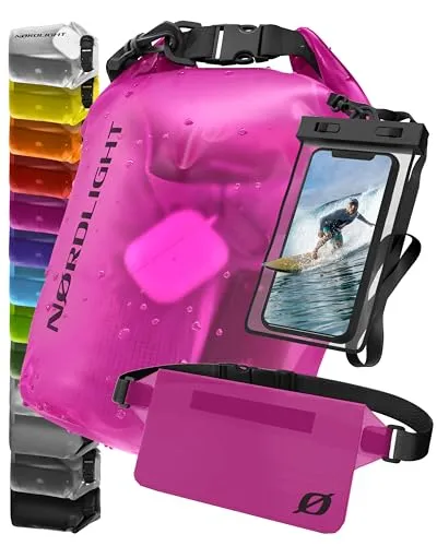 Nordlight wasserdichte Tasche 3er Set (Pink)