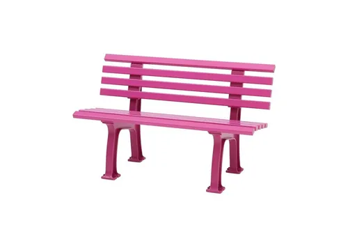 PROREGAL Gartenbank Antigua | 2-Sitzer | Flieder - Gartenbänke, UV-beständig und pflegeleicht, perfekt für deinen Außenbereich mit hohem Sitzkomfort und Stabilität.