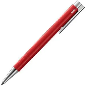 Lamy Kugelschreiber 204 logo M+ 1228048, Gehäuse rot, hochglänzend, Schreibfarbe blau