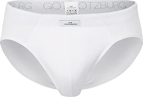 Götzburg Herren Slip 742175-6061, Einfarbig, Gr. X-Large (Herstellergröße: 7), Weiß (Weiss 1)